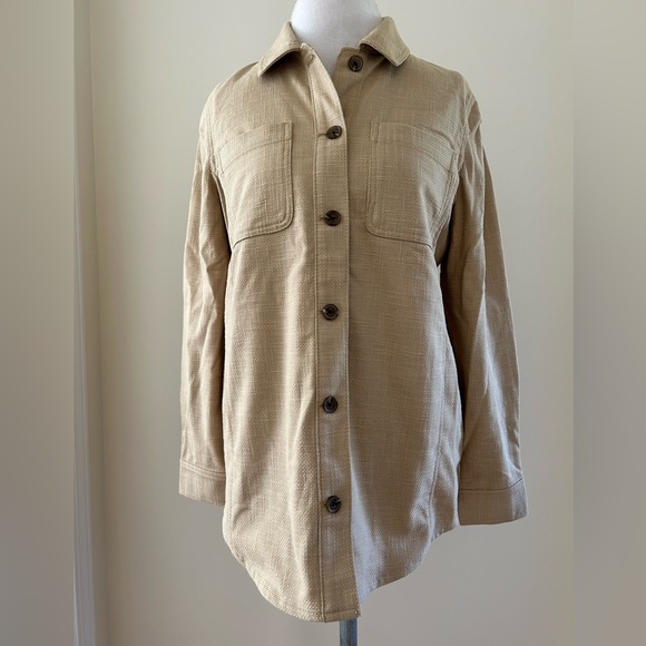 CUTE Talbots Khaki Shirt/Jacket - Picture 10 of 10